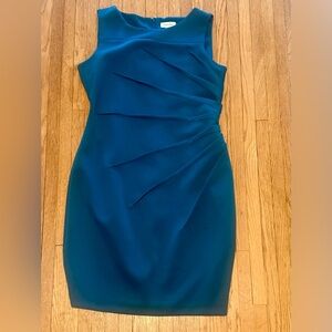 Calvin Klein Strapless Teal Dress